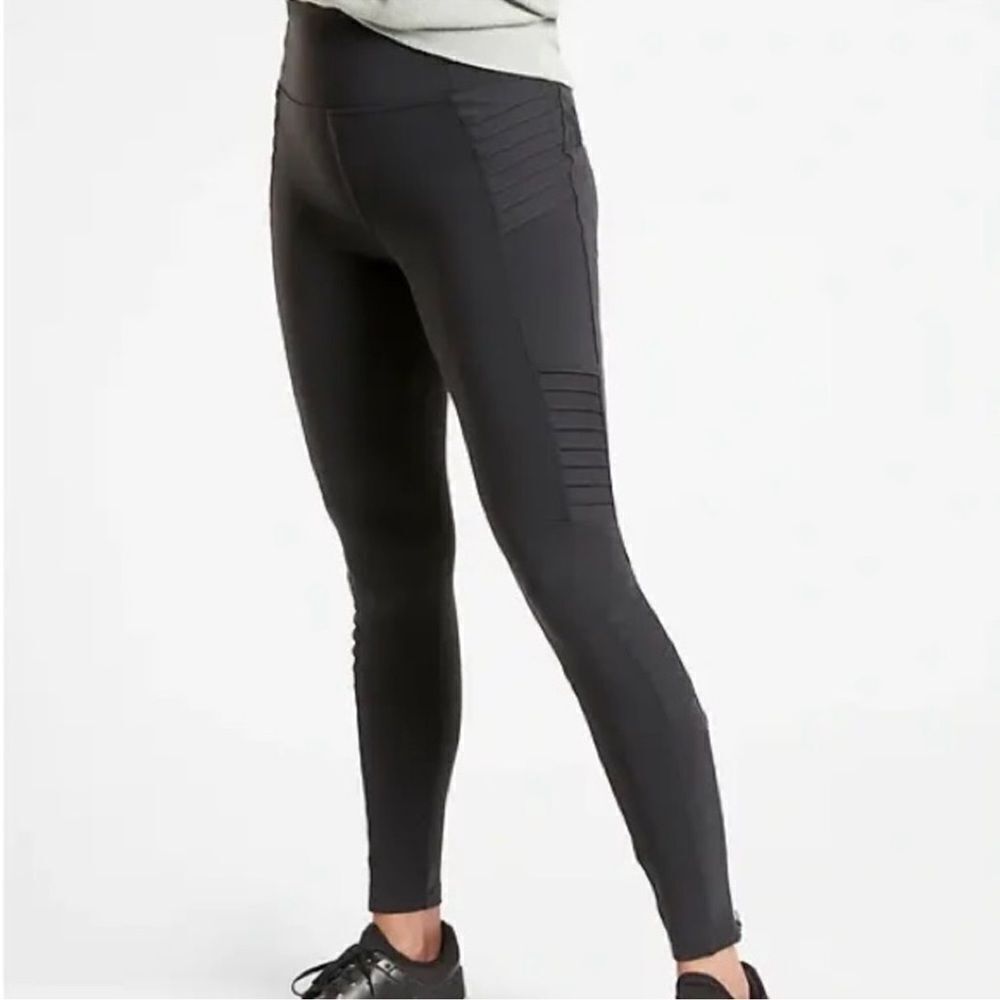 Athleta Delancey Moto Tight Black XS